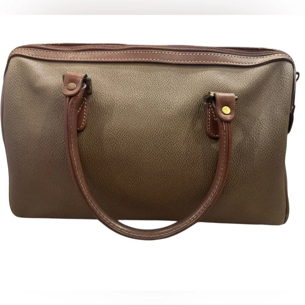 Esprit Tan and Brown Canvas Bag